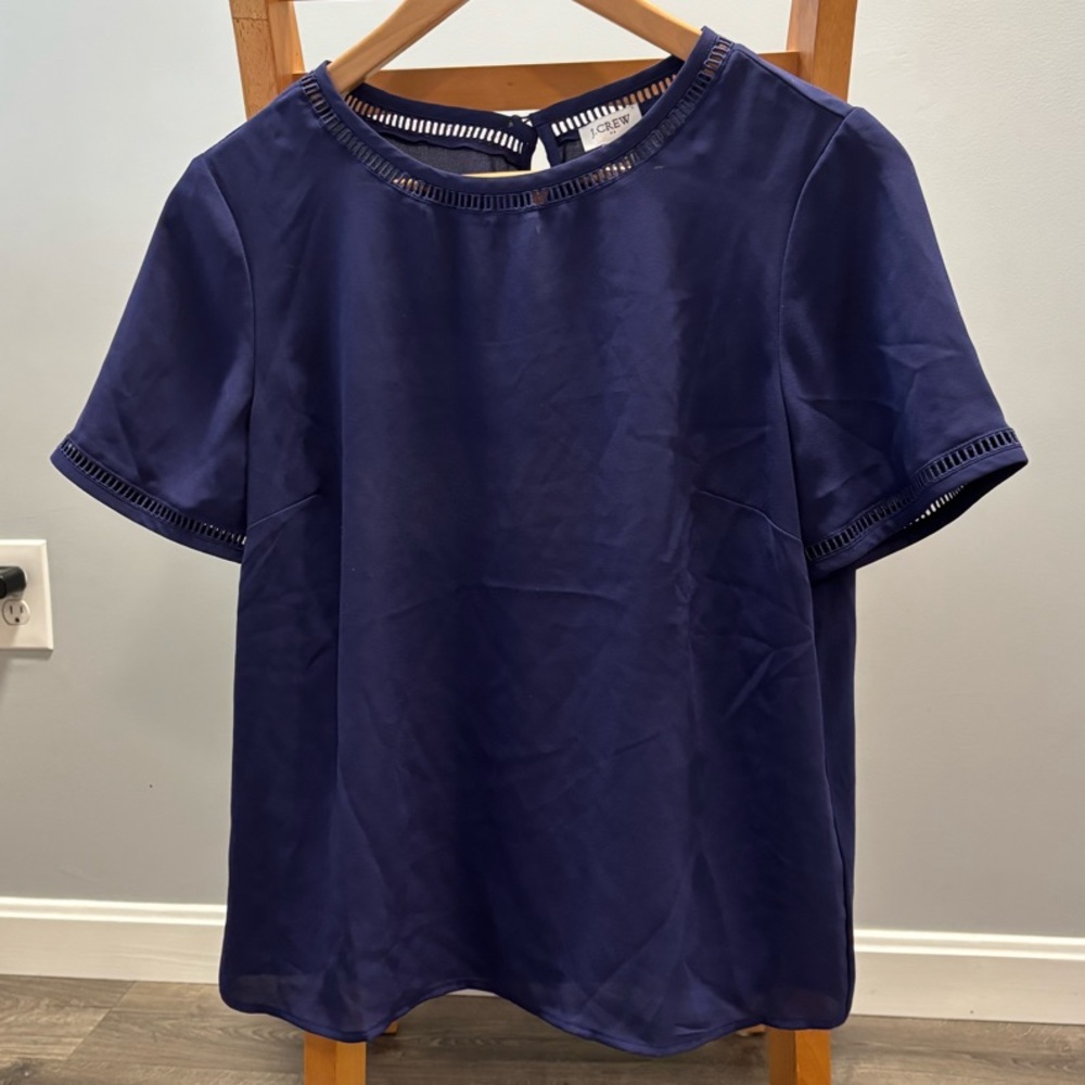 J. Crew Elegant Blue Women's Top
